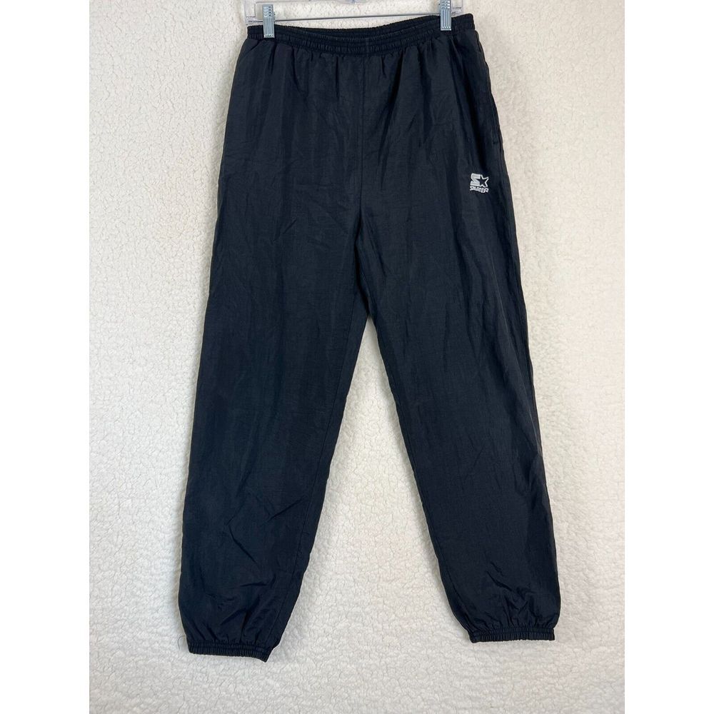 Starter Track Pants Womens Large Vintage Ankle Zip 90s Nylon Running Windbreaker